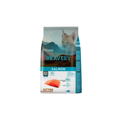 BRAVERY KITTEN SALMON 2 KG1
