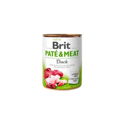 BRIT CARE PATE Y MEAT DUCK 800 G1