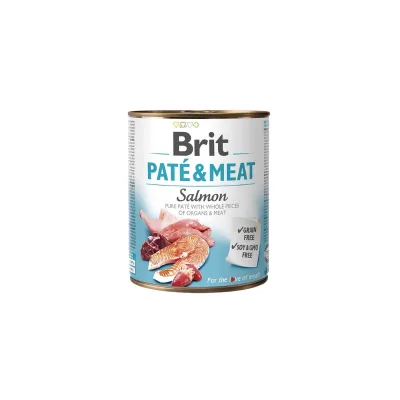 BRIT CARE PATE Y MEAT SALMON 800 G1