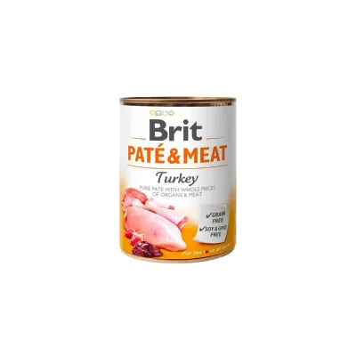 BRIT CARE PATE Y MEAT TURKEY 800 G1