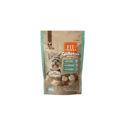FIT SNACK GALLETAS ENVUELTAS EN POLLO 400 G1