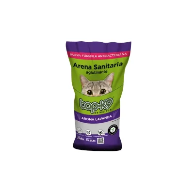 ARENA AGLUTINANTE IONES TOPK9  25KG LAVANDA1