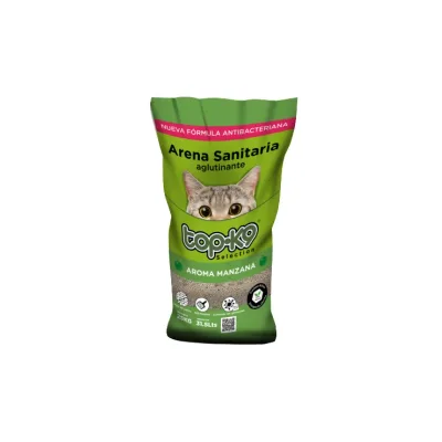ARENA AGLUTINANTE IONES TOPK9  25KG MANZANA1