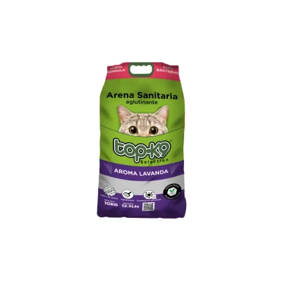 ARENA AGLUTINANTE IONES TOPK9 10KG AROMA LAVANDA1