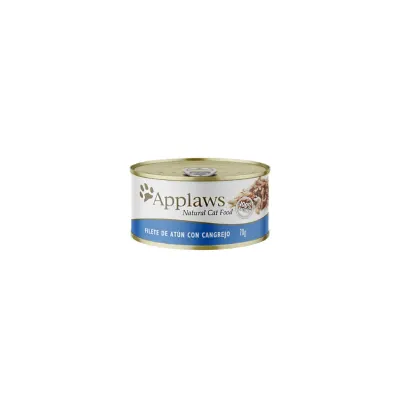 APPLAWS GATO FILETE ATUN Y CANGREJO CON CALDITO 70G1