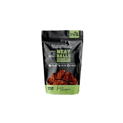 NATURALISTIC MEATBALLS DUCK AND APPLE 100 GRS1