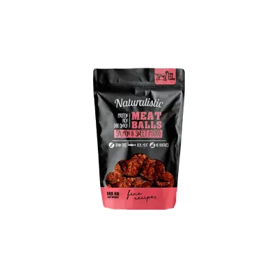 Naturalistic Meat Balls Snack para Perros - 100 g, Salmón y Camote2