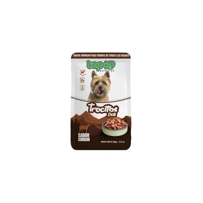 SACHET TOPK9 DELI TROCITOS CORDERO 851