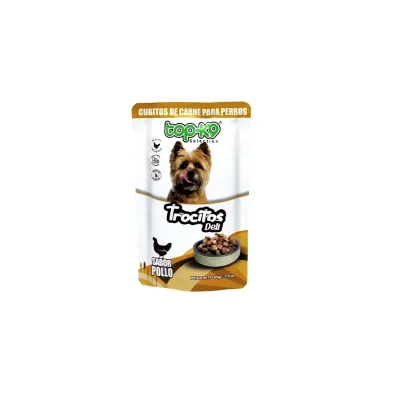 SACHET TOPK9 DELI TROCITOS POLLO 85G1
