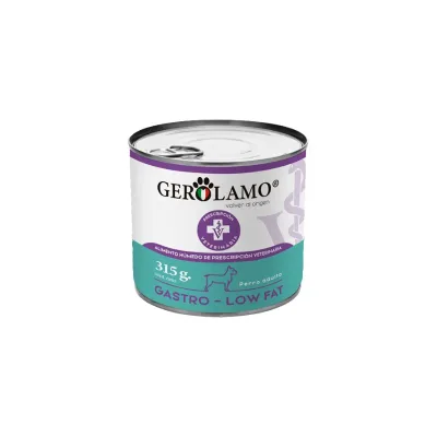 LATA GEROLAMO PERRO GASTRO-LOW FAT 315 GR2
