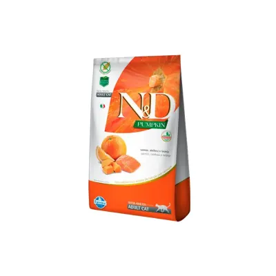 N&D PUMPKIN FELINE ADULTO SALMON, CALABAZA Y NARANJA 1.5KG2
