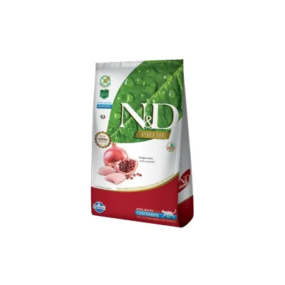 N&D PRIME FELINE CASTRADO POLLO 7.5KG2