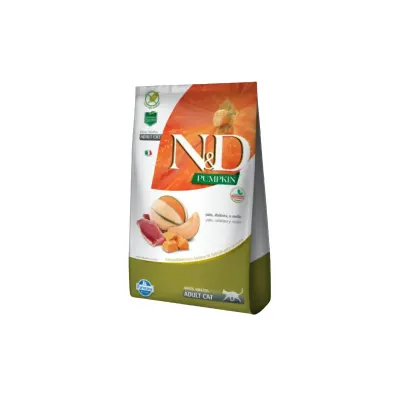 N&D PUMPKIN FELINE PATO, CALABAZA Y MELON 7.5KG2