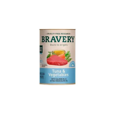 LATA BRAVERY ADULTO ATUN Y VEGETAL 290G2