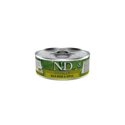 LATA N&D CAT PRIME JABALI MANZANA 80GR1