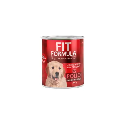 Fit Fórmula Lata Perro Cachorro - 280 g, Pollo2
