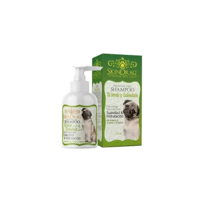 Skindrag Shampoo Té Verde y Caléndula1