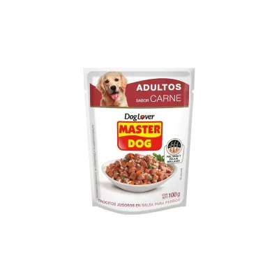 SOBRE MASTER DOG CARNE ADULTO 100 G1