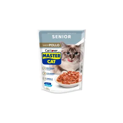 SOBRES MASTER CAT SENIOR POLLO 85 G1