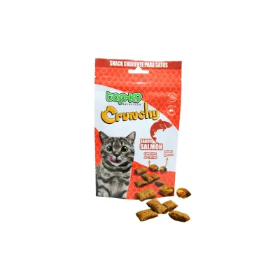 SNACK CRUNCHY CATNIP/SALMON TOPK91