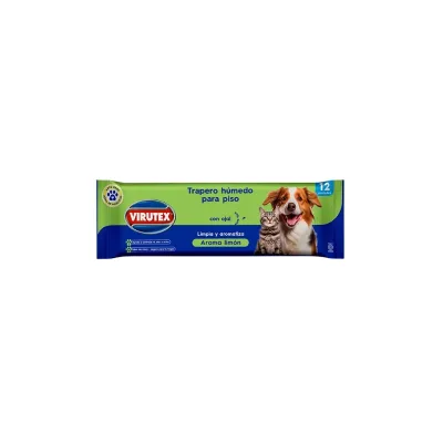 Trapero Humedo Virutex Aroma a Limón 12 U.1