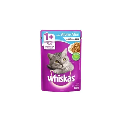 SACHET WHISKAS ADULTO ATUN 85G1