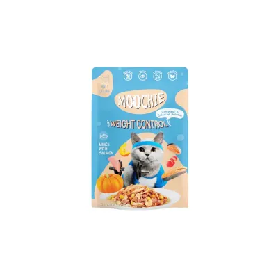 SOBRE MOOCHIE CAT CARNE CON SALMON 70G1
