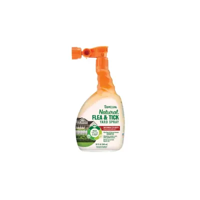 TROPICLEAN SPRAY ELIMINA PULGAS Y GARRAPATAS EXTERIOR 946 ML1