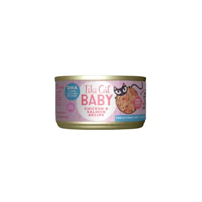 TIKI CAT BABY WHOLE FOODS CHICKEN Y SALMON 70G1