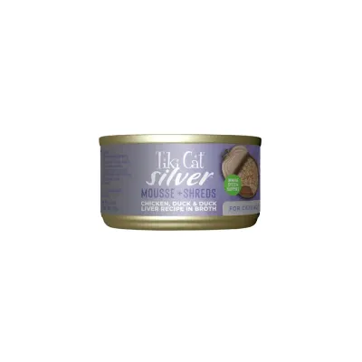 TIKI CAT SILVER CHICKEN,DUCK Y DUCK LIVER 70G1