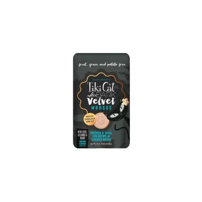 TIKI CAT AFTER DARK VELVET MAUSSE CHICKEN Y QUALIT 80G1