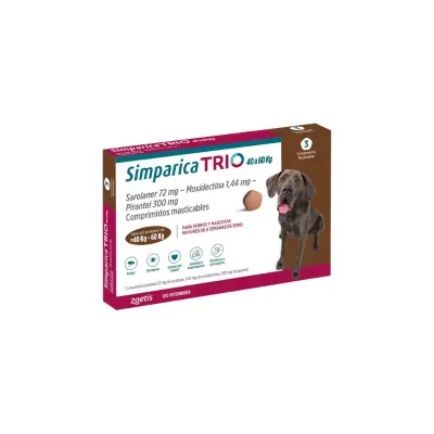 SIMPARICA TRIO 40 A 60 KG 3 COMPRIMIDOS1