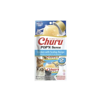 CHURU POP´N SERVE CHICKEN/SCALLOP 35G / 2 PZ1