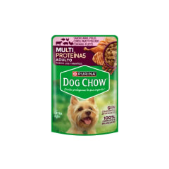 SOBRES DOG CHOW MULTIPROTEIN CARNE,POLLO, CERDO, PAVO Y PESCADO 85G