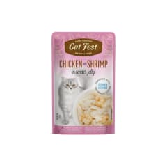 CATFEST POUCH POLLO Y CAMARON 70GR
