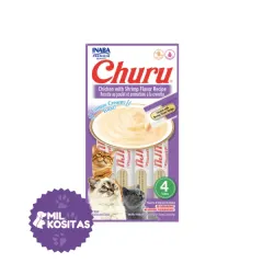 Churu Gato Pollo Con Camarón