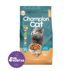 Champion Cat Adulto Sabores 20kg - 20 KG, Pollo