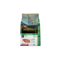 BRAVERY ESTERILIZADO POLLO 2 KG