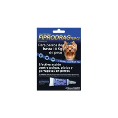 PIPETA FIPRO DRAG PERRO HASTA 10KG