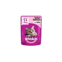 SACHET WHISKAS SALMON 85 GRS