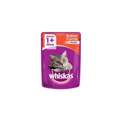 SACHET WHISKAS CARNE 85 GRS
