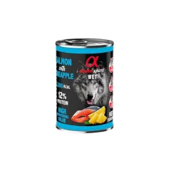 LATA ALPHA SALMON CON PIÑA 400G