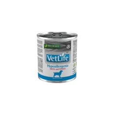 VetLife Perro Lata Hipoalergénico Pato