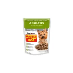 SOBRE MASTER DOG CARNE ADULTO RP 85 G