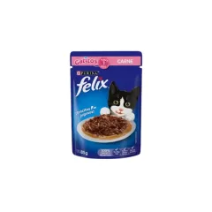 SACHET FELIX CLASSIC GATITOS SABOR CARNE 85G