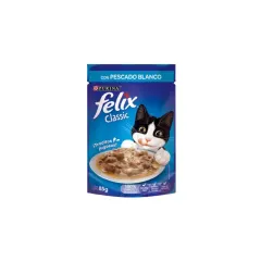SACHET FELIX SABOR PESCADO BLANCO 85G