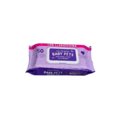 TOALLITAS HUMEDAS CON CLORHEXIDINA 50 UNIDADES