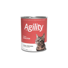 LATA AGILITY  GATO ADULTO SABOR CARNE 320 G