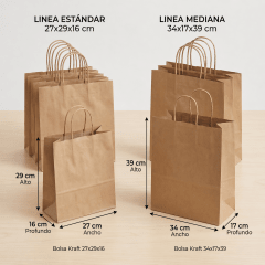 Bolsa Kraft C/Manilla