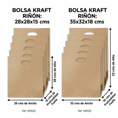 Bolsa Kraft Delivery - Riñon 0